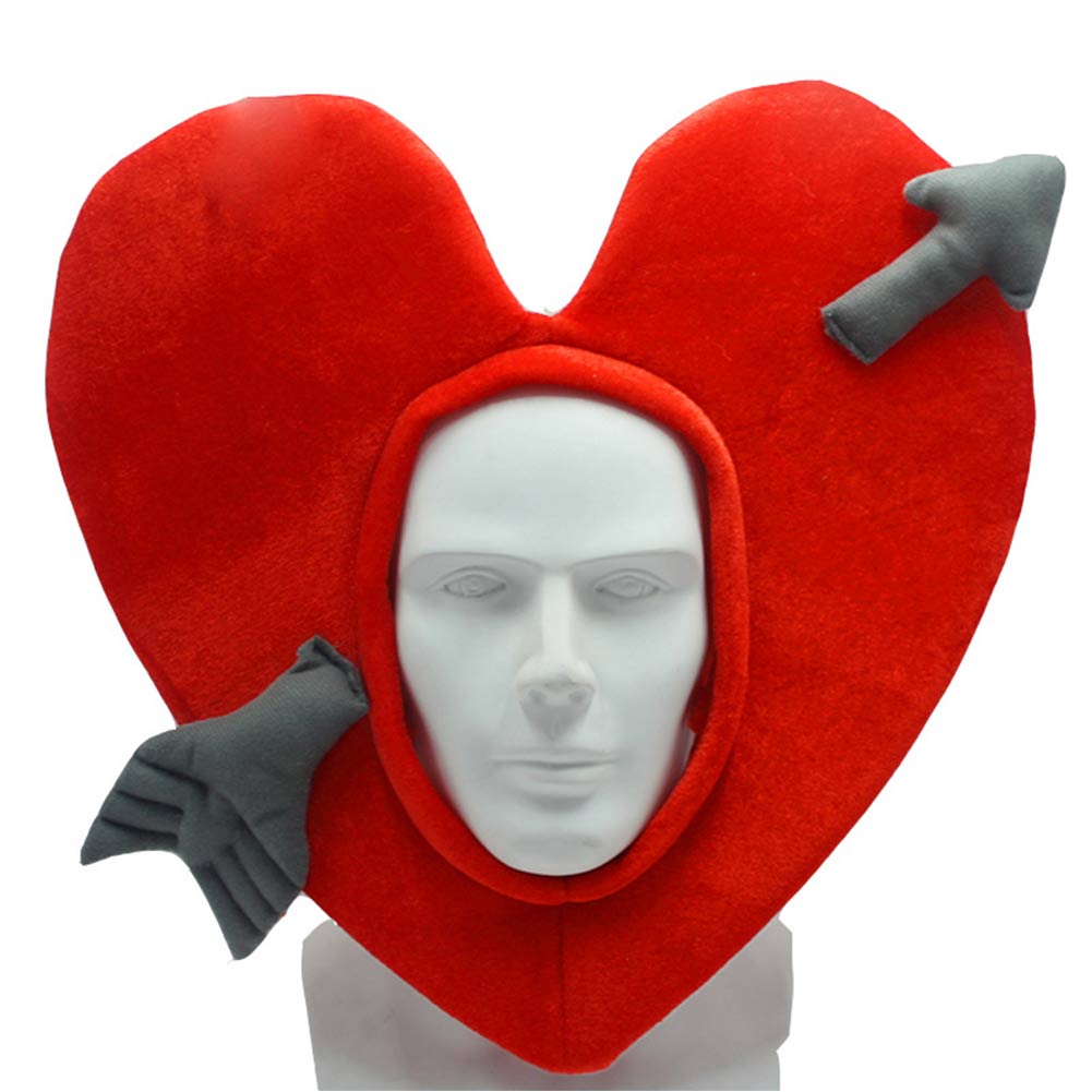 Love Herz Hut Kappe Kostüm Zubehör Outfits Halloween Karneval Anzug