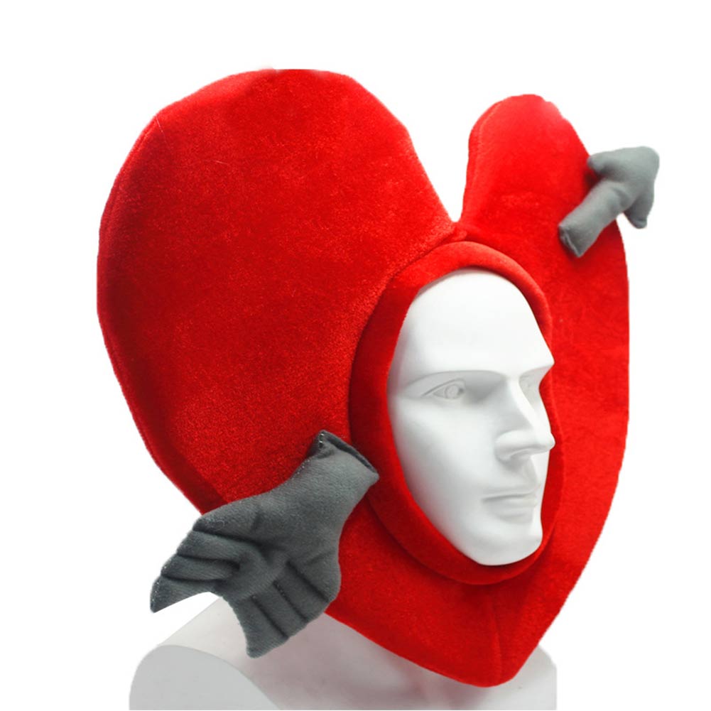Love Herz Hut Kappe Kostüm Zubehör Outfits Halloween Karneval Anzug