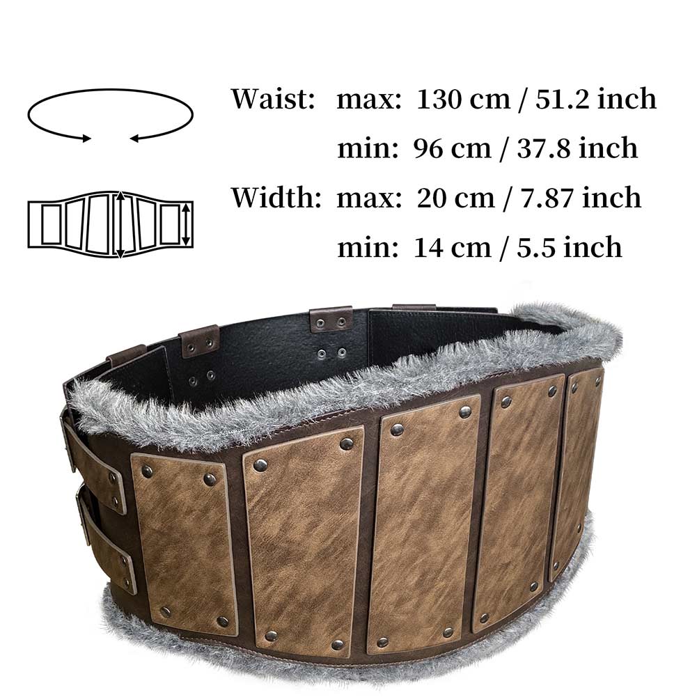Mittelalterlicher Gürtel im Wikinger Stil Retro COSPLAY Gürtelrequisite