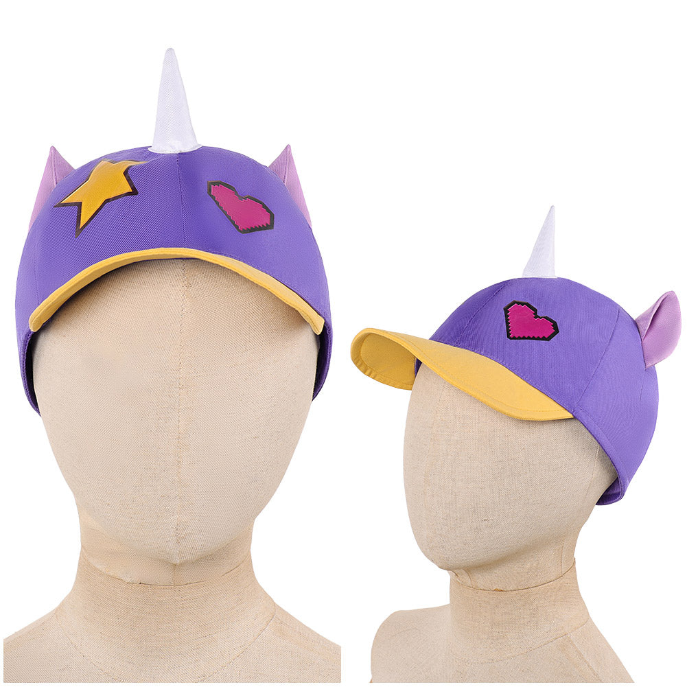 My Little Pony Rarity-Cosplay-Hut – Halloween- und Karnevalskostüm-Accessoires
