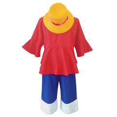 One Piece Kinder Luffy-Cosplay-Kostüm Halloween Karneval  Partys