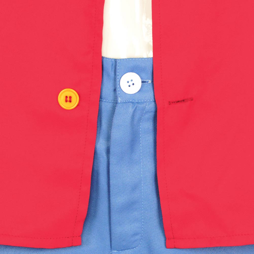 One piece Kinder Luffy Cosplay Kostüm mit Mantel und Hose für Halloween Karneval und Partys