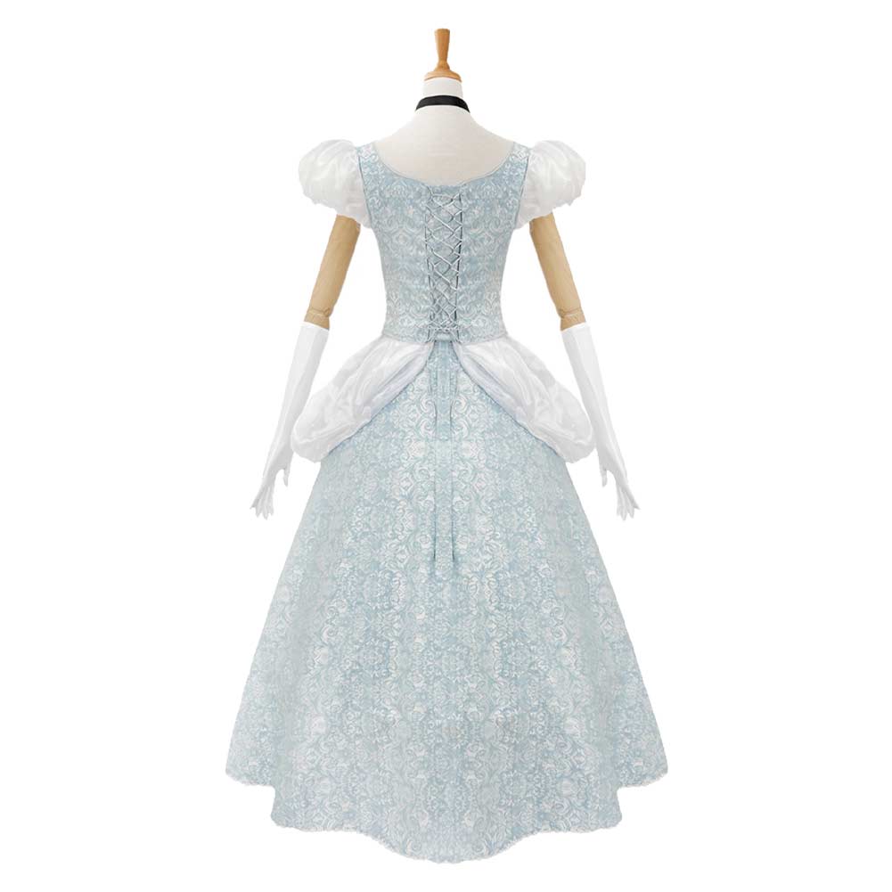 Prinzessin Cinderella blau Kleid Damen Cosplay Outfit