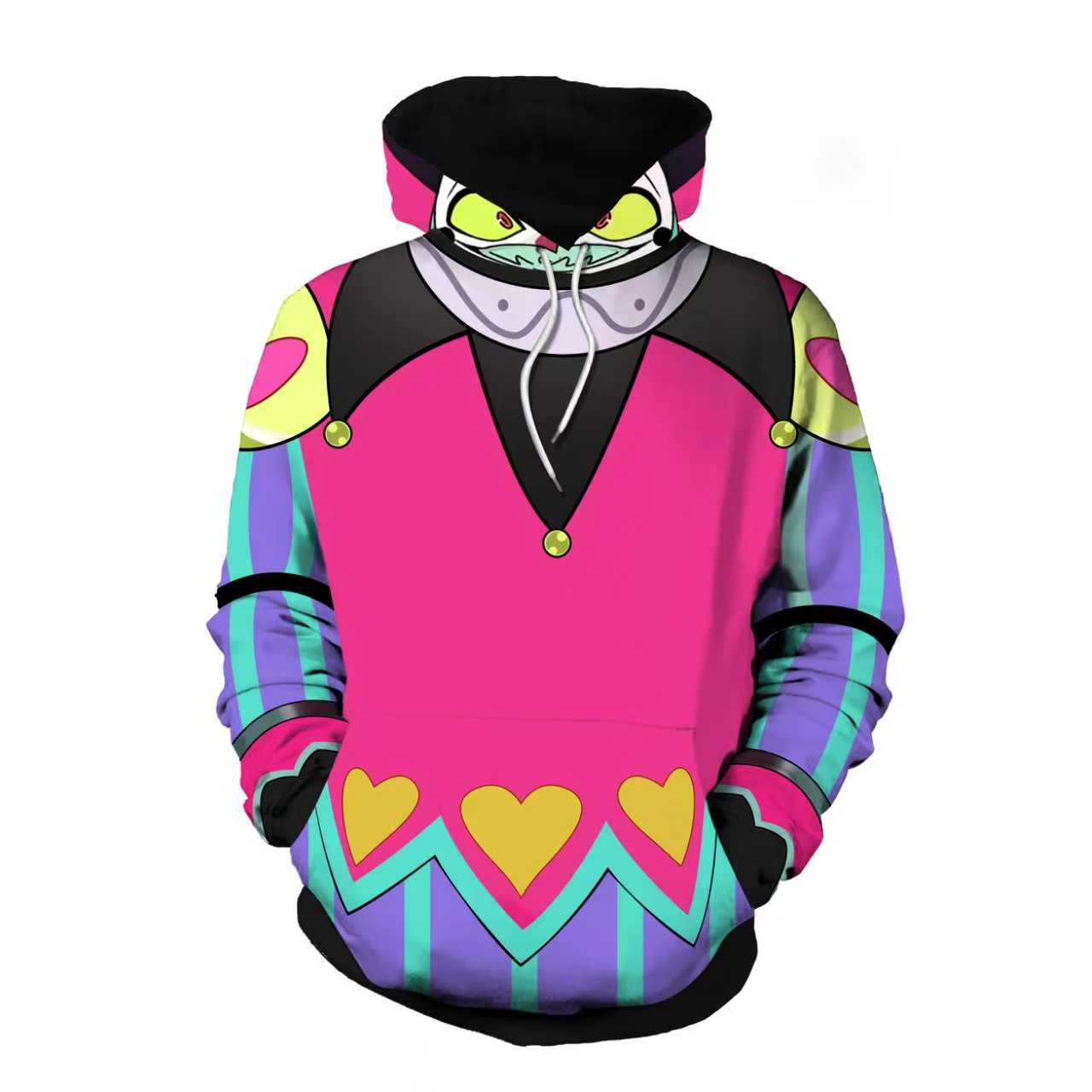 Herren Cosplay Hoodie 3D Druck Kapuzensweatshirt Pullover Fizzarolli Helluva Boss