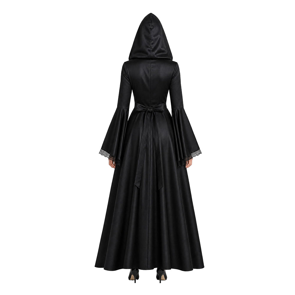 Retro Gothic Kleider Damen Mittelalterliches Kleid 