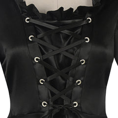 Retro Gothic Kleider Damen Mittelalterliches Kleid 