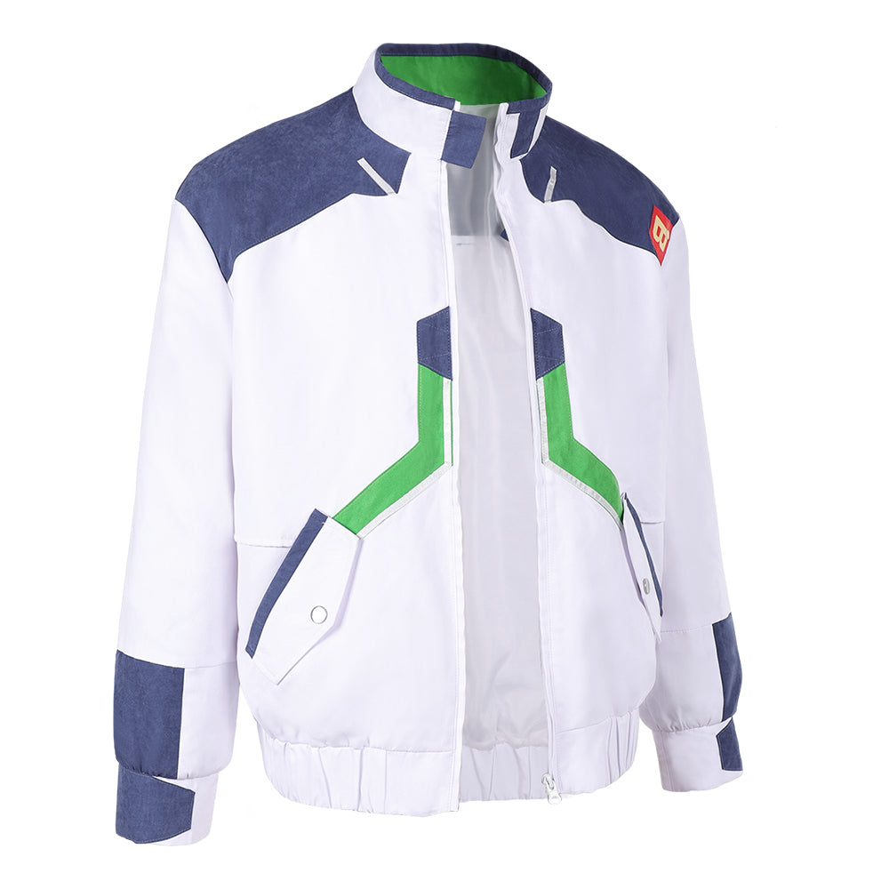 Roman Carax weiß Jacke Cyberpunk Edgerunners Carax Cosplay Outfit