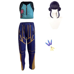 Kinder Mädchen Kpop Demon Hunters Zoey Cosplay Kostüm Halloween Karneval Party Anzug