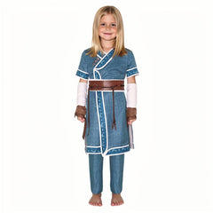 Kinder Avatar 2024 TV The Last Airbender Katara Cosplay Kostüm Outfits Halloween Karneval Anzug