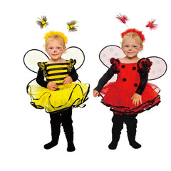 Kinder Mädchen Kleid Biene Marienkäfer Cosplay Kostüm Halloween Ferienkostüm