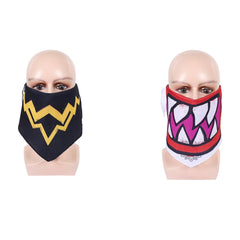 Super Mario schwarz Bowser Jr. Cosplay-Maske Halloween Karnevalskostüm-Accessoires