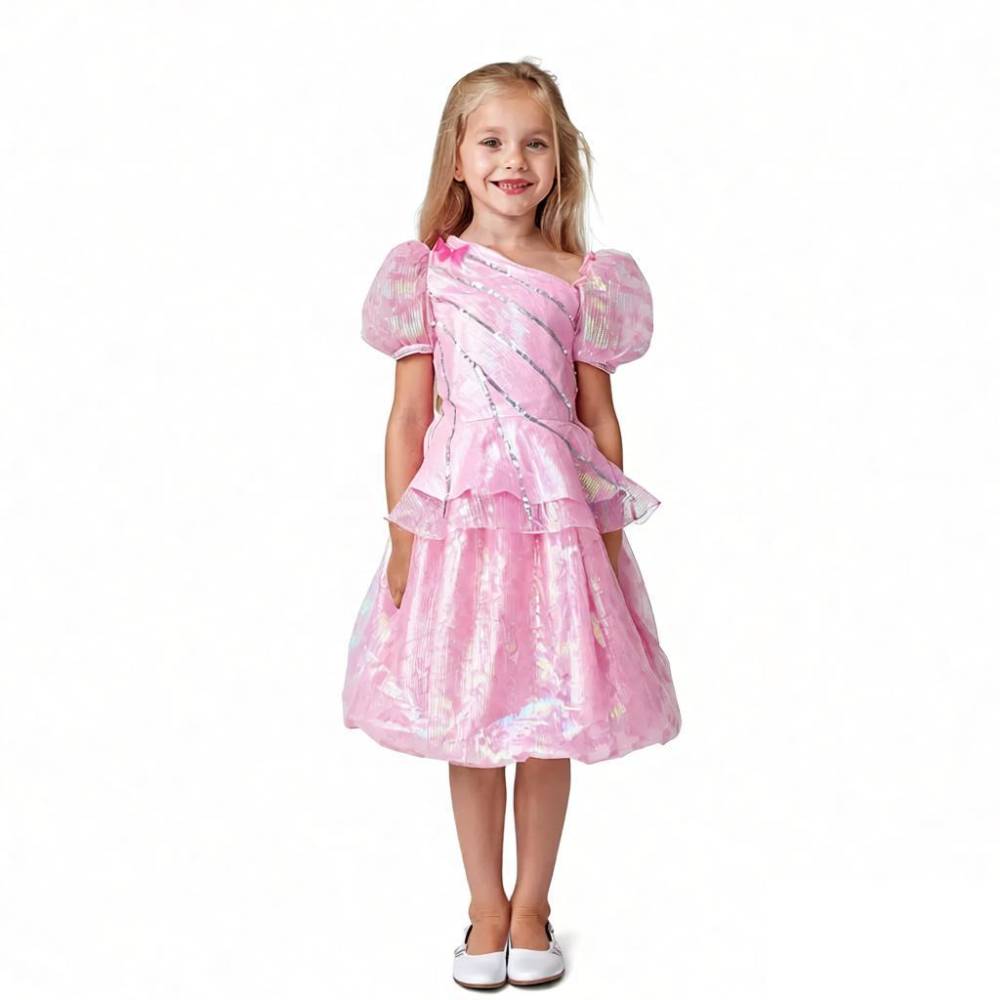Wicked Kinder Mädchen rosa Glinda Kleid Cosplay Kostüm Halloween Karneval Anzug Party Kleid