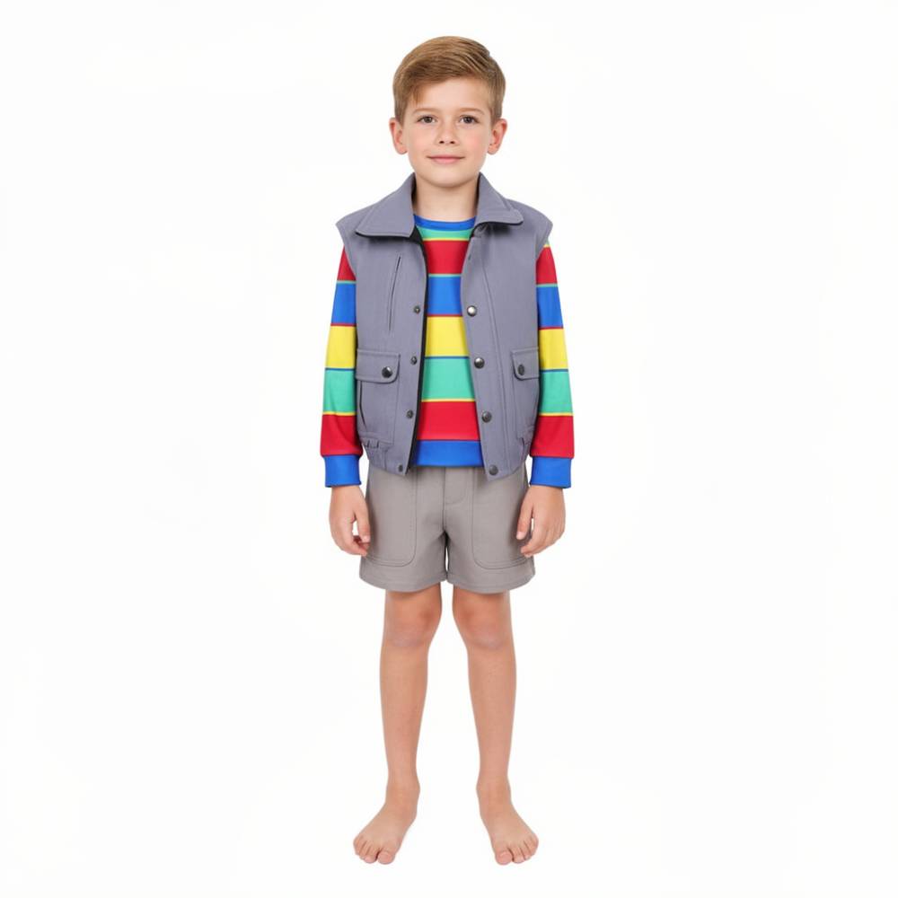 Stranger Things Kinder Derek Cosplay Kostüm Halloween Karneval Party Anzug