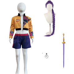 Kinder Mädchen Kpop Demon Hunters Cosplay Kostüm Halloween Karneval Party Anzug