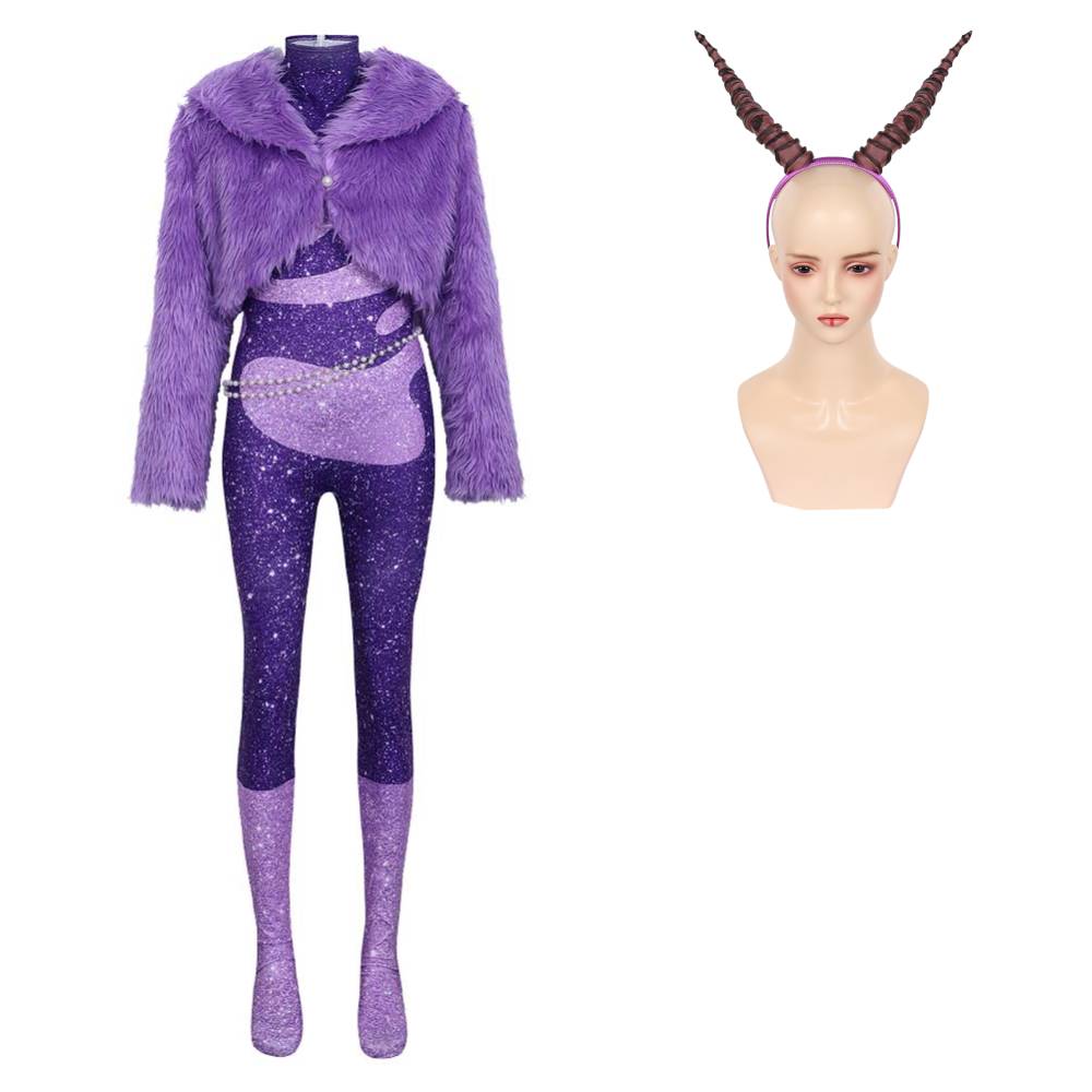 Zoomania Kinder Mädchen Gazelle lila Cosplay Kostüm Halloween Karneval Party Anzug