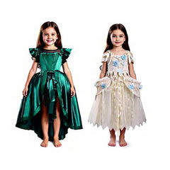 Kinder Mädchen Kleid Kostüm Addams Agnes Enid Mittwoch Cosplay Outfit Halloween Karneval Party