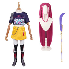 Huntrix Kinder Mädchen Kpop Demon Hunters Mira Cosplay Kostüm Halloween Karneval Party Anzug cosplay