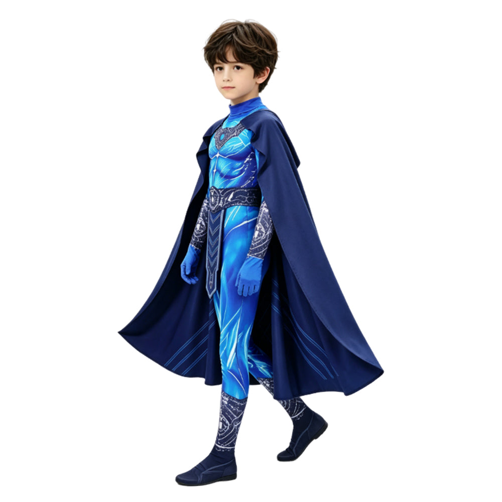 Skeletor Kinder Junge Jumpsuit Masters of the Universe Skeletor Outfit