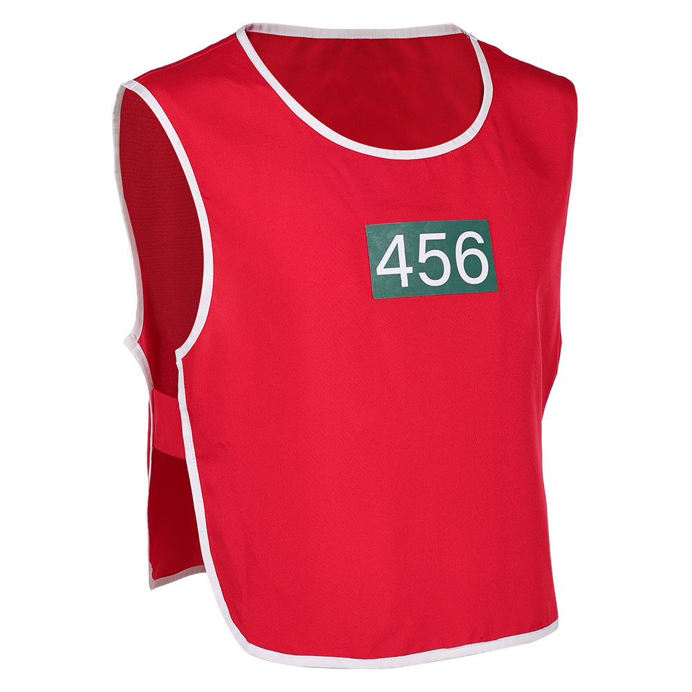 Squid Game Herren Cosplay Kostüm Halloween Karneval Party Anzug Tintenfisch Gamcos