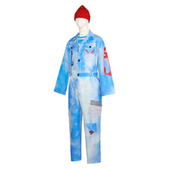 Squirmy blau Kostüm Set Descendants: Wicked Wonderland Squirmy blau Cosplay Outfit