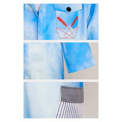 Squirmy blau Kostüm Set Descendants: Wicked Wonderland Squirmy blau Cosplay Outfit