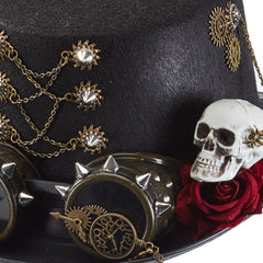 Steampunk lolita Hut Halloween Karneval Kostüm Zubehör