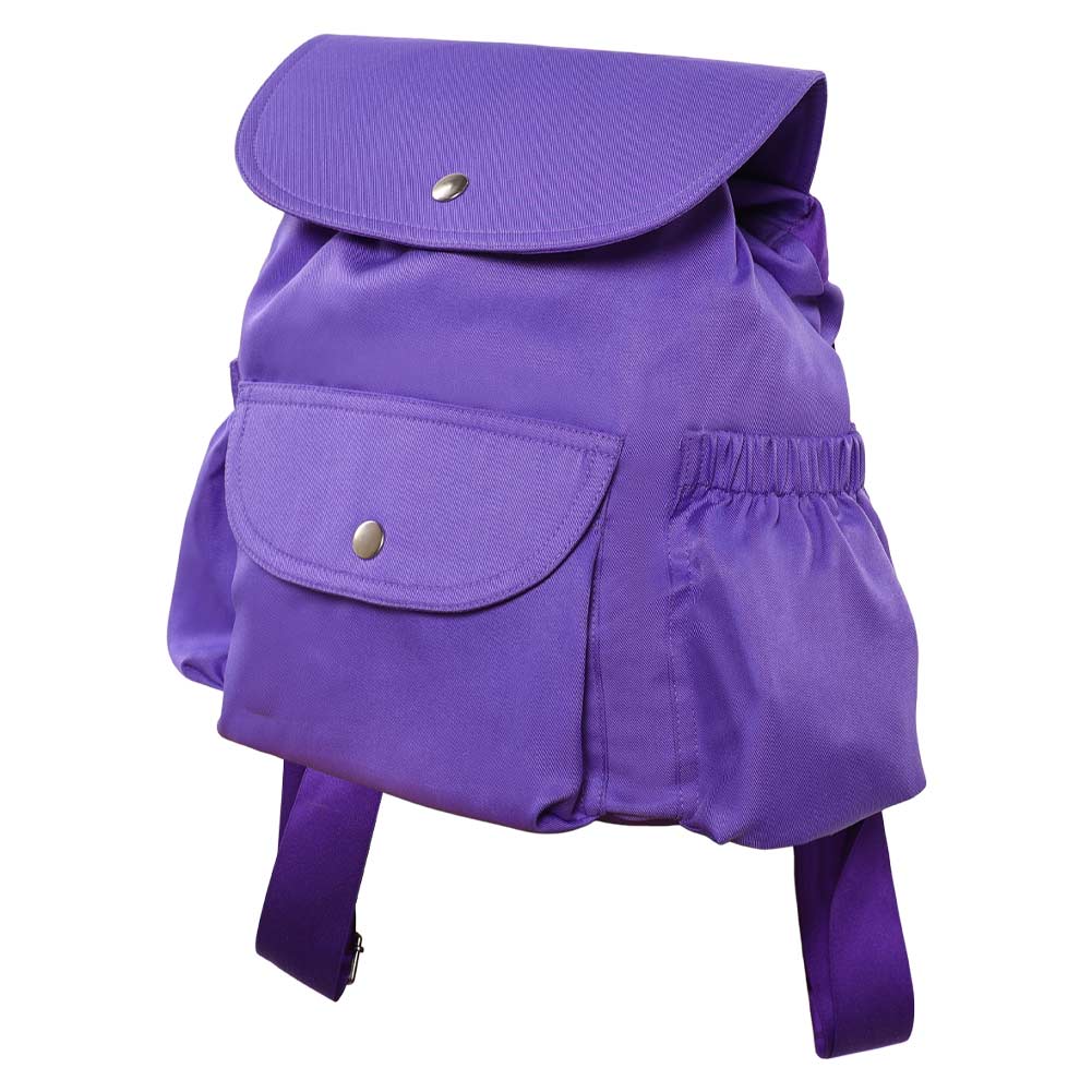 Stranger Things Eleven 11 Cosplay lila Tasche Rucksack Halloween Karneval Kostüm Zubehör