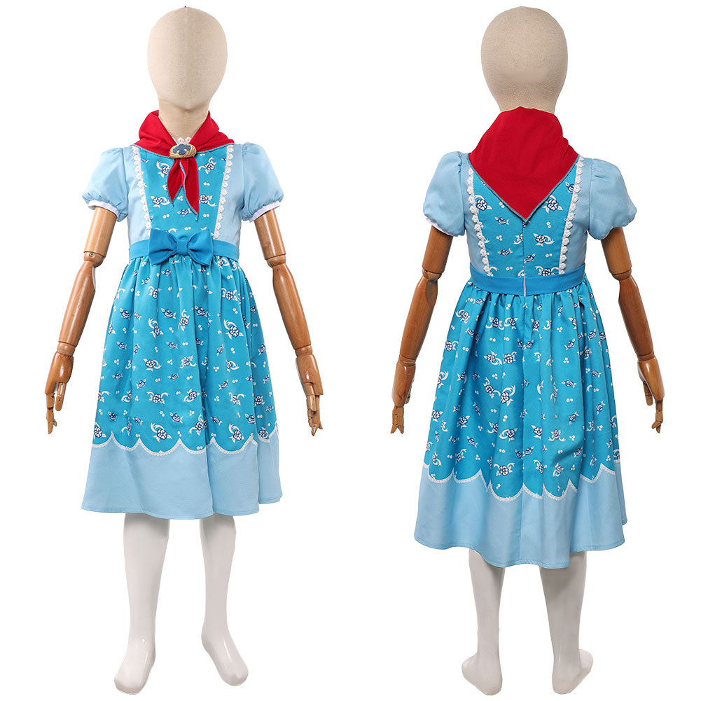 Stranger Things Kinder Mädchen Kleid Holly Cosplay-Kostüm für Halloween Karneval & Party
