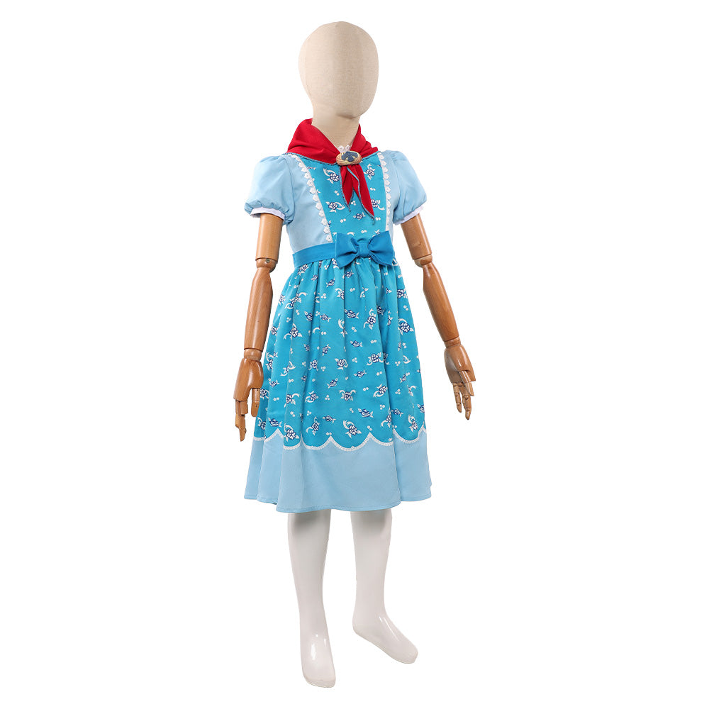 Stranger Things Kinder Mädchen Kleid Holly Cosplay-Kostüm für Halloween Karneval & Party