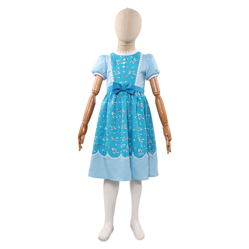 Stranger Things Kinder Mädchen Kleid Holly Cosplay-Kostüm für Halloween Karneval & Party
