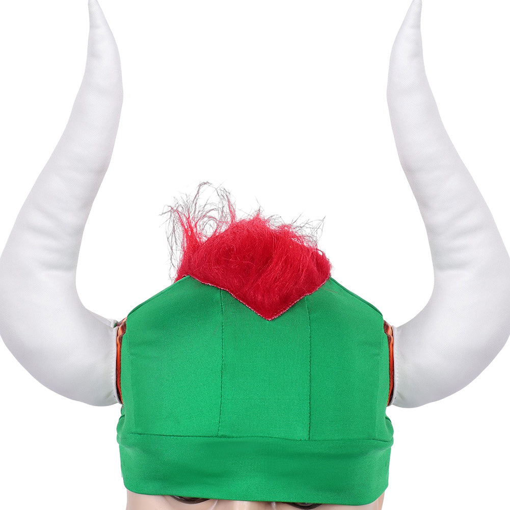 Super Mario Erwachsene Cosplay Bowser grün Hut Halloween Karnevalskostüm Accessoires