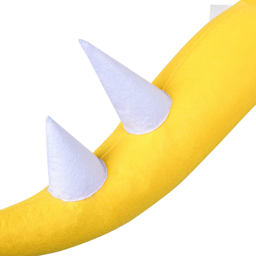 Super Mario gelb Bowser Schwanz Halloween-Karnevalskostüm Accessoires