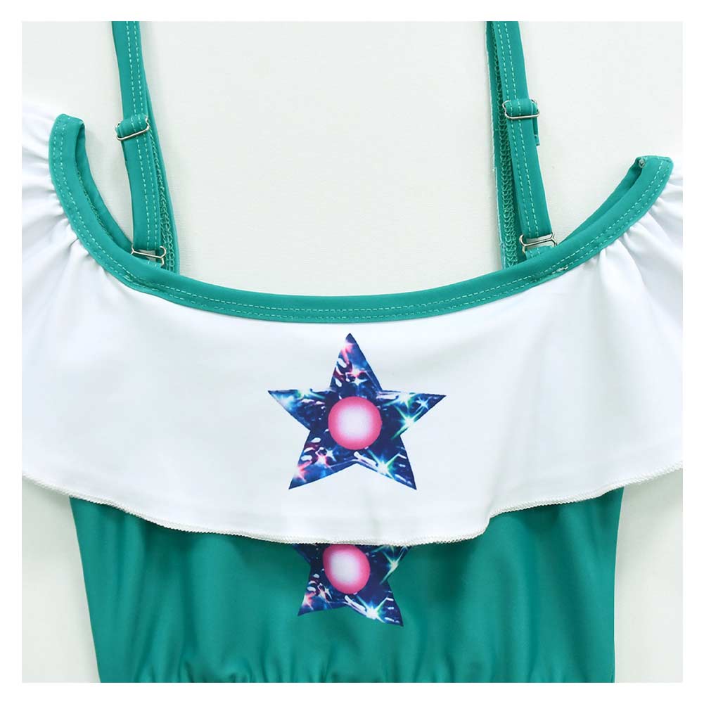 Super Mario Kinder Mädchen Rosalina Badeanzug Cosplay-Kostüm für Halloween Karneval und Partys