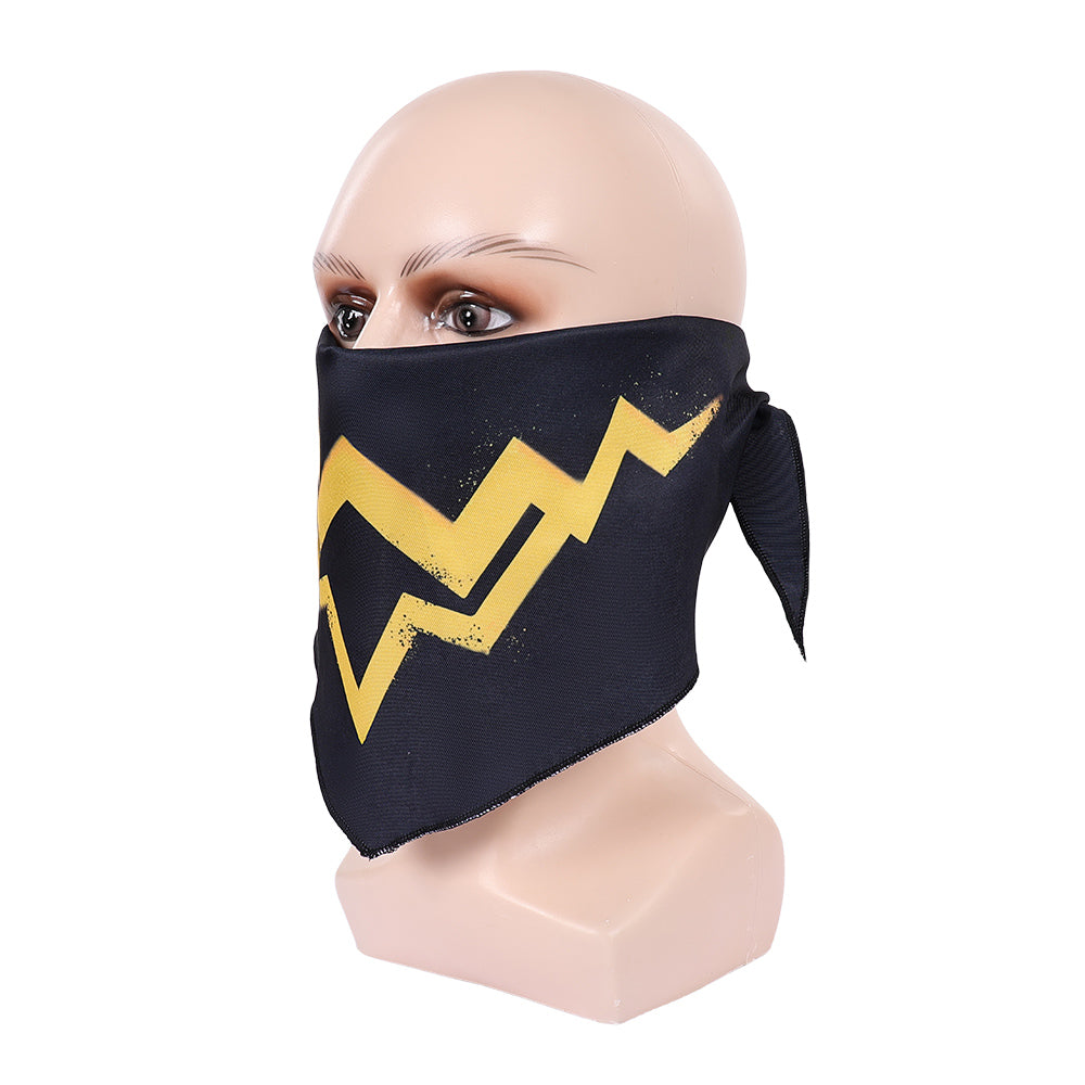 Super Mario schwarz Bowser Jr. Cosplay-Maske Halloween Karnevalskostüm-Accessoires