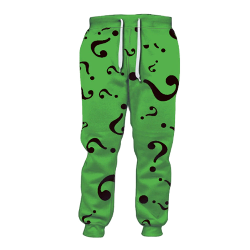 Superheld Batman Riddler grün Hose Cosplay Halloween Karneval Outfit