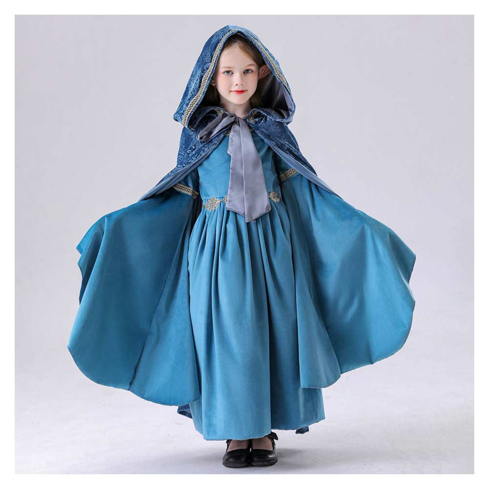 The Lord of the Rings Kinder Mädchen Arwen Cosplay Kostüm Halloween Karneval Party Anzug