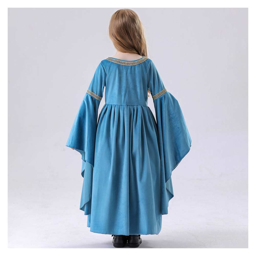 The Lord of the Rings Kinder Mädchen Arwen Cosplay Kostüm Halloween Karneval Party Anzug