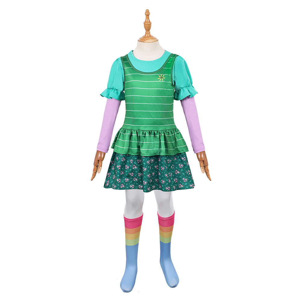 Toy S Kinder Mädchen Kleid Cosplay-Kostüm für Halloween, Karneval und Partys: Bonnie