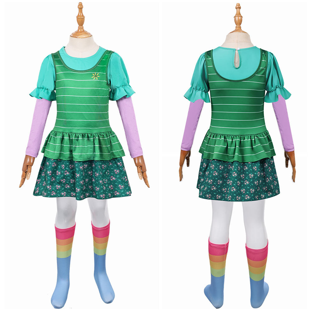 Toy S Kinder Mädchen Kleid Cosplay-Kostüm für Halloween, Karneval und Partys: Bonnie