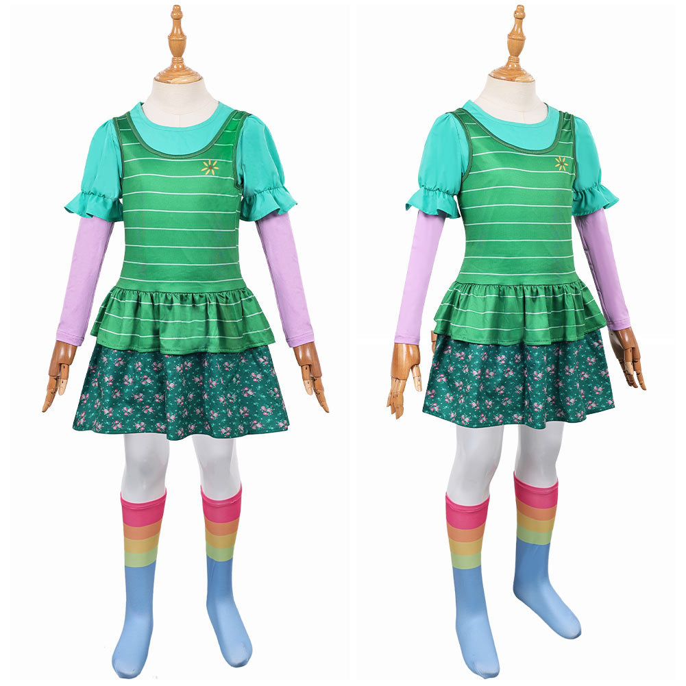 Toy S Kinder Mädchen Kleid Cosplay-Kostüm für Halloween, Karneval und Partys: Bonnie