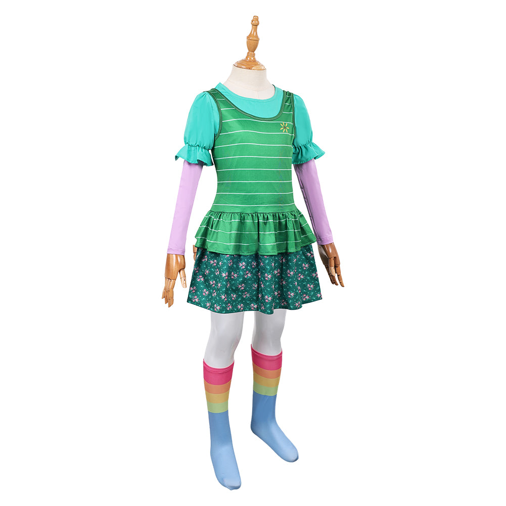 Toy S Kinder Mädchen Kleid Cosplay-Kostüm für Halloween, Karneval und Partys: Bonnie