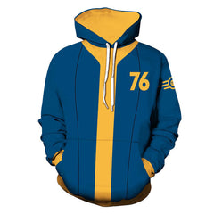 unisex Erwachsene Fallout 76 Cosplay Hoodie 3D Druck Sweatshirt mit Kapuze Streetwear Pullover Game