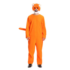 unisex Erwachsene Fuchs Jumpsuit Cosplay Kostüm Outfits Halloween Karneval Anzug