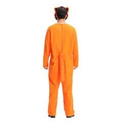 unisex Erwachsene Fuchs Jumpsuit Cosplay Kostüm Outfits Halloween Karneval Anzug