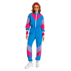unisex Halloween Cosplay Cosplay Kostüm Outfits Halloween Karneval Anzug 80er Jahre Workout Kostüm Kostüm Outfit Set für Erwachsene