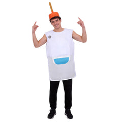 Unisex Toilettenförmiger Saugheber – Cosplay-Kostüm für Halloween, Karneval und Partys