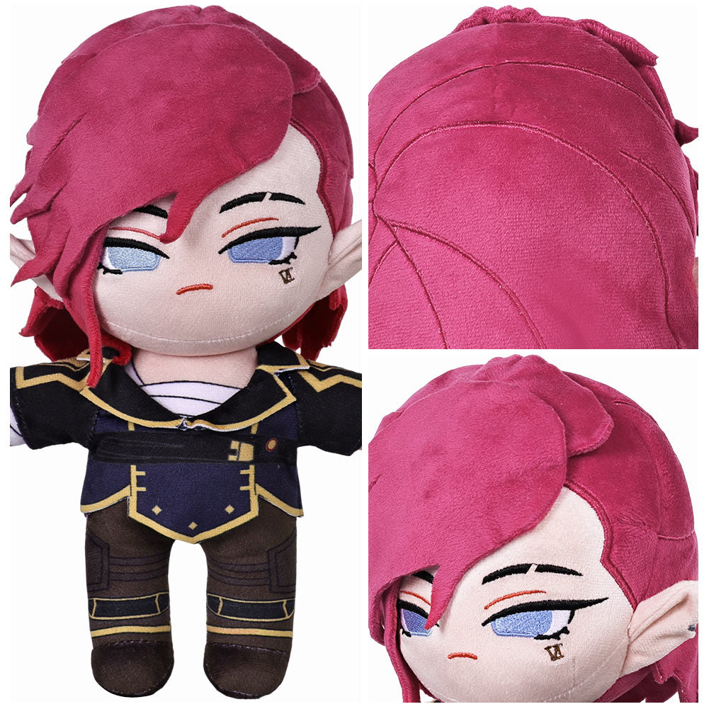Vi League of Legends Plüschtiere Cartoon weiche Plüschpuppen Maskottchen Geburtstag Weihnachten Geschenk
