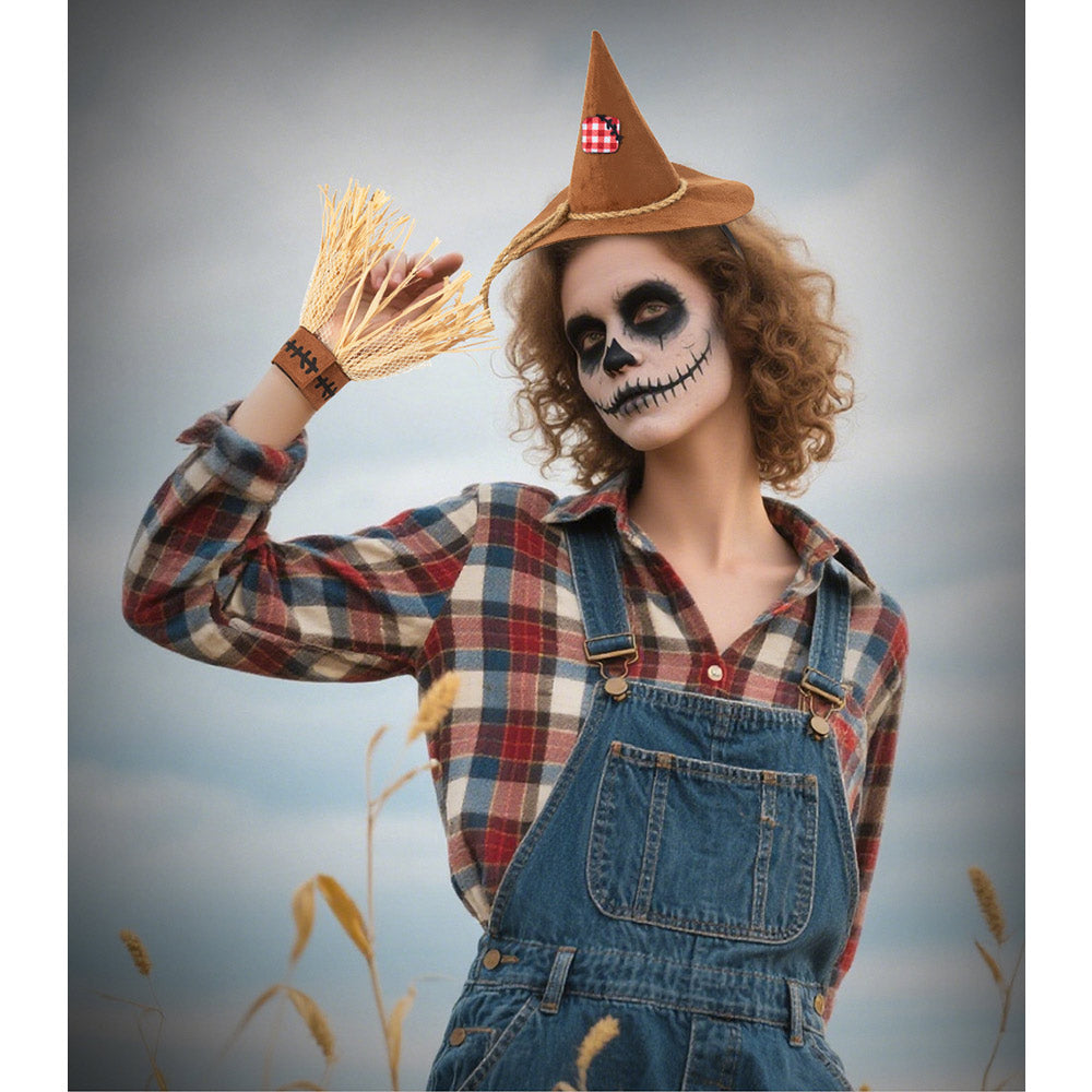 Vogelscheuche Cosplay Kostüm Halloween-Karnevalsparty-Anzug