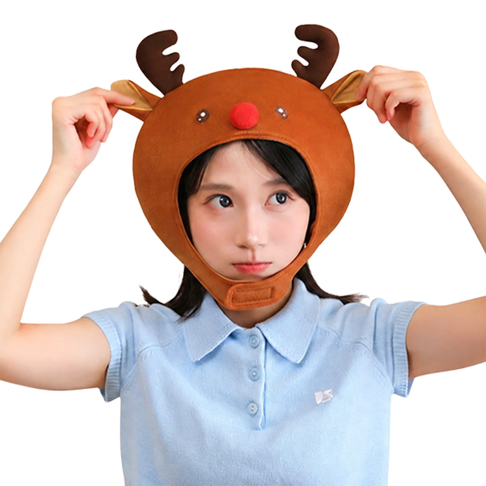 Weihnachten Hut Erwachsene Rentier Hut Schaum lustiger Hut Kopfbedeckung