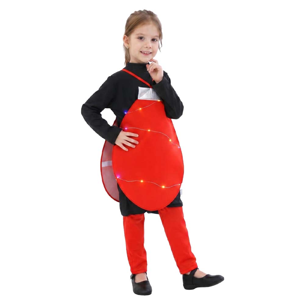 Weihnachten Lichterketten Kinder Kostüm für Jungen & Mädchen Bühnenkostüm, Karneval, Festival 